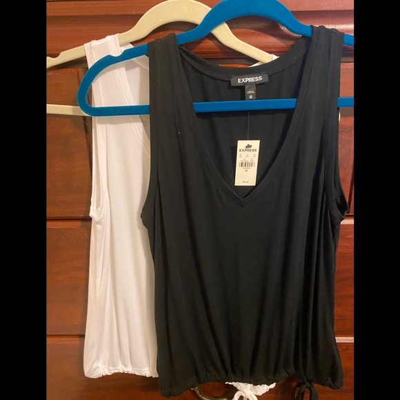 Express Tops - Bundle of 2 Express V Neck Cinched Tees
